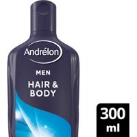 Andrelon Men Shampoo Hair & Body 300 ml bij Jumbo
