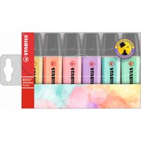 BOSS Original Pastel etui markeerstiften, 6 stuks