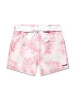 guess kids short à dentelle fleurie - Rose