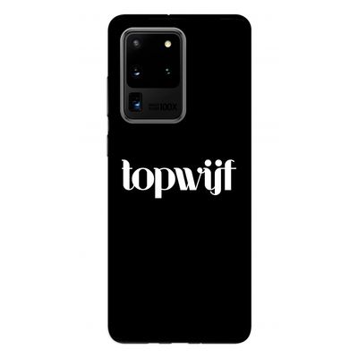 Topwijf Zwart: Samsung Galaxy S20 Ultra Tough Case