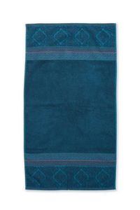 Pip Studio Pip Studio handdoek Soft Zellige 55x100 Donkerblauw