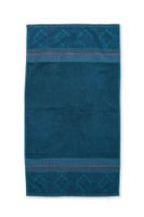 Pip Studio Pip Studio handdoek Soft Zellige 55x100 Donkerblauw