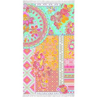 Happiness strandlaken Zalipie - multikleur - 100x180 cm