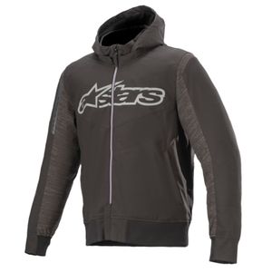 ALPINESTARS Rhod Windstopper Hoodie, Textiel motorjas heren, Melange-Zwart