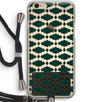 Moroccan tiles: iPhone 6 / 6S Transparant Hoesje met koord