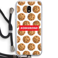 Koekerond: Samsung Galaxy J3 (2017) Transparant Hoesje met koord