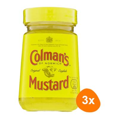 Colman's - Engelse Mosterd - 3x 100g