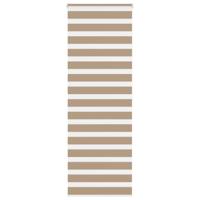 VidaXL Zebra blind 90x200 cm stofbreedte 85,9 cm polyester zandbruin