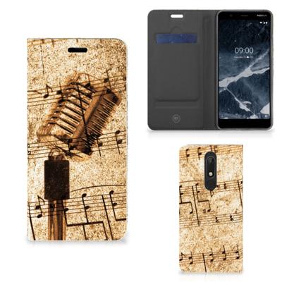 Nokia 5.1 (2018) Stand Case Bladmuziek Nokia 5.1 (2018) Stand Case Bladmuziek