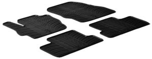 Rubbermatten passend voor Mazda 3 2009-2012 (T-Design 4-delig + montageclips) GL0215