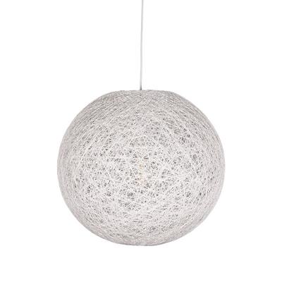 Label51 Witte vlas hanglampTwist Ø 45cm - QP-4019