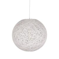 Label51 Witte vlas hanglampTwist Ø 45cm - QP-4019