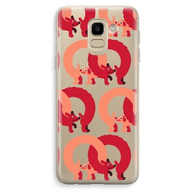 Dogs: Samsung Galaxy J6 (2018) Transparant Hoesje