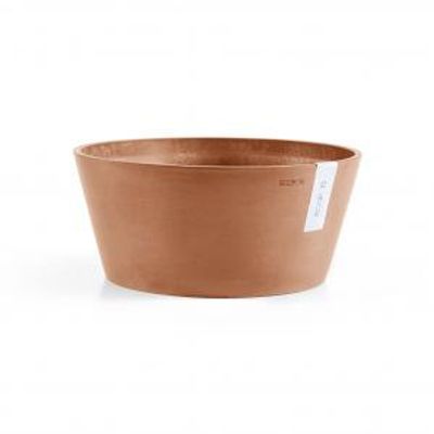 Ecopots Frankfurt kunststof bloempot Terracotta - Ø 38,8 cm