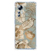 Case voor Xiaomi 12 Lite Vintage Bird Flowers - thumbnail