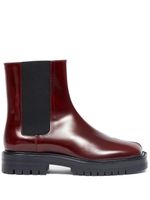 Maison Margiela bottines chelsea Tabi en cuir - Rouge