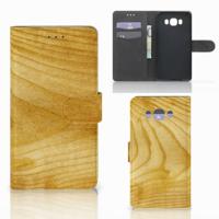 Samsung Galaxy J7 2016 | Book Style Case | Licht Hout