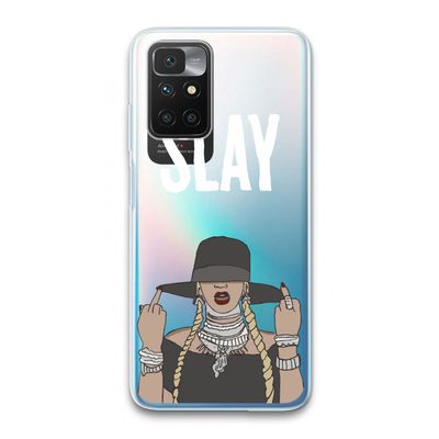 Slay All Day: Xiaomi Redmi 10 Transparant Hoesje
