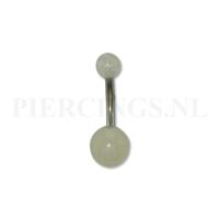 Navelpiercing acryl creme