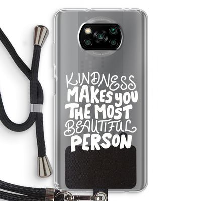 The prettiest: Xiaomi Poco X3 Pro Transparant Hoesje met koord