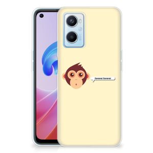 OPPO A96 | OPPO A76 Telefoonhoesje met Naam Monkey