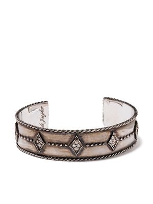 DE JAEGHER bracelet Seven orné de diamants - Argent