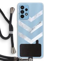 Marmeren pijlen: Samsung Galaxy A52 Transparant Hoesje met koord