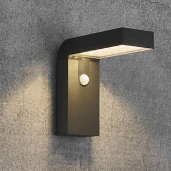 Buitenlamp met sensor zwart zonnepaneel Nordlux &apos;Alya&apos; led warm wit ingebouwde PIR sensor 20cm