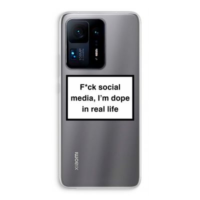I'm dope: Xiaomi Mi Mix 4 Transparant Hoesje