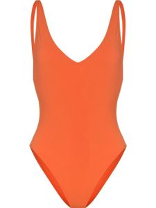 TOTEME maillot de bain à col v - Orange