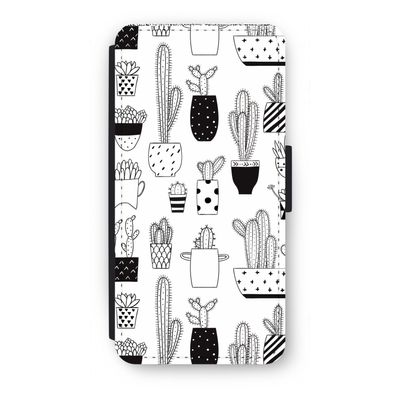Cactusmotief: iPhone 8 Flip Hoesje