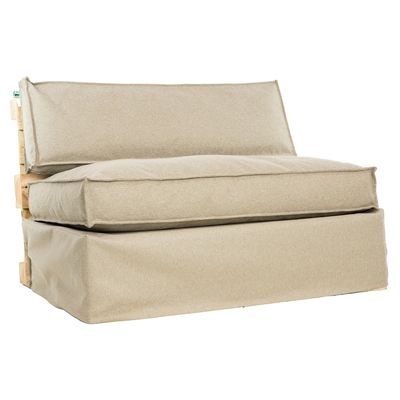 2L Home & Garden Palletbank Hoes Metro Beige - 120 x 80 x 30cm