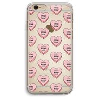 Chicks before dicks: iPhone 6 Plus / 6S Plus Transparant Hoesje