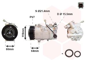 Van Wezel Airco compressor 4300K492