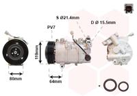 Van Wezel Airco compressor 4300K492 - thumbnail