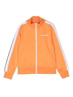 Palm Angels Kids veste à bandes contrastantes - Orange
