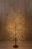 Boom 1000led classic warm ip44 trafo hoogte 150 cm zwart - Annas collection