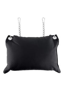 Leather pillow - Black