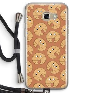 Croissant: Samsung Galaxy A5 (2017) Transparant Hoesje met koord