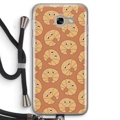 Croissant: Samsung Galaxy A5 (2017) Transparant Hoesje met koord