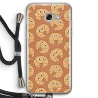 Croissant: Samsung Galaxy A5 (2017) Transparant Hoesje met koord