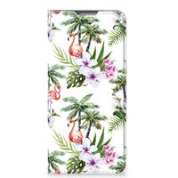 OPPO Reno8 Lite Hoesje maken Flamingo Palms - thumbnail