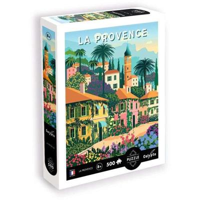 Puzzel - SENTOSPHERE - Calypto - 500 stukjes - Provence - Zijdezachte afwerking - Vanaf 8 jaar