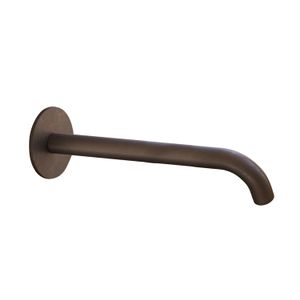 Wastafelkraan Uitloop Hotbath Cobber Rond 25 cm Verouderd Messing Living Colours