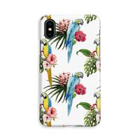 Kleurrijke papegaaien: iPhone X Volledig Geprint Hoesje