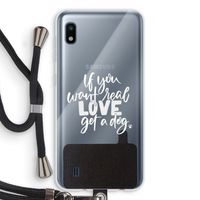 Partner in crime: Samsung Galaxy A10 Transparant Hoesje met koord
