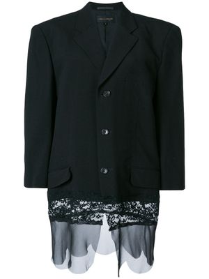 Comme Des Garçons Pre-Owned buttoned blazer - Noir