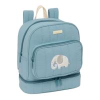Schoolrugzak Safta Elefante Blauw 22 x 27 x 10 cm