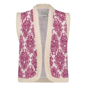 Nukus - Magenta Gilet - Maat S