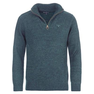 Herentrui Essential lambswool half zip seaweed